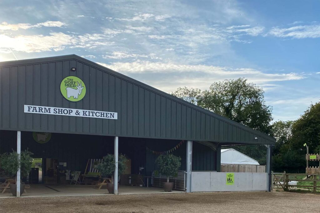 The Goats Shed, the start of the Hoof It around Honingham Walk